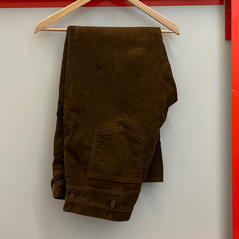 Men’s JCrew brown corduroy pants 42x30